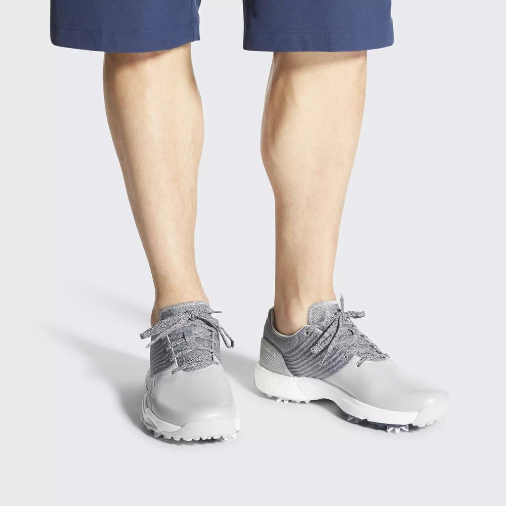 Adidas Adipower 4orged Tenis De Golf Grises Para Hombre (MX-60771)